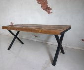 Deryawood Masif Ahşap Masa 160*85 Cm thumbnail 1