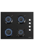 KUMTEL Home Siyah Cam Ankastre Set thumbnail 2