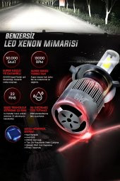 Xenon H7 Led Şimşek Etkili Beyaz Headlight thumbnail 3