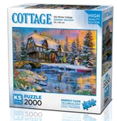 KS Games 2000 Parça Eski Kışlık Kulübe Puzzle thumbnail 1