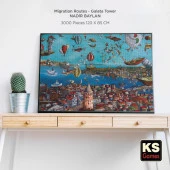 KS Games 3000 Parça Galata Kulesi Puzzle thumbnail 4