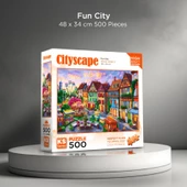 KS Games 500 Parça Eğlence Şehri Puzzle thumbnail 2