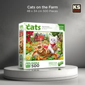 KS Games 500 Parça Çiftlikteki Kediler Puzzle thumbnail 2