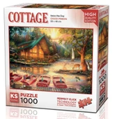 KS Games 1000 Parça Göl Evinde Bir Gün Puzzle thumbnail 1
