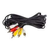 Elektromrer 3 Rca + 3 Rca 10 Metre Kalın Kablo thumbnail 3