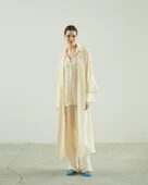 Ekru Saten Pantolon thumbnail 3