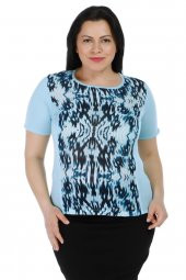 Dalga Desenli T-shirt thumbnail 1