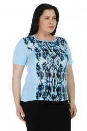 Dalga Desenli T-shirt thumbnail 3