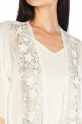 Şifon Hotfix Hırka thumbnail 3