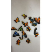 3 D Ahşap Hayvan Puzzle Züraha Model thumbnail 2