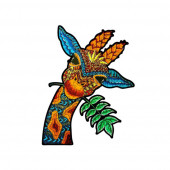 3 D Ahşap Hayvan Puzzle Züraha Model thumbnail 3
