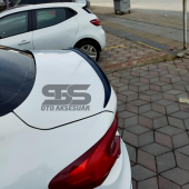 Fiat Egea Bagaj Üstü Slim Spoiler Parlak Siyah thumbnail 3