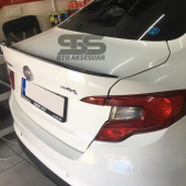 Fiat Egea Bagaj Üstü Slim Spoiler Parlak Siyah thumbnail 7
