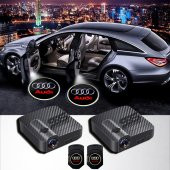 Audi Kapı Altı Logo Araç İçi Pilli 2 Adet thumbnail 1