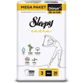 Sleepy Extra Mega Ped Gece 36lı thumbnail 2