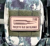 7,62 Reçete İle Satılmaz Deri PEÇ  -Arma - Leather Patch thumbnail 2