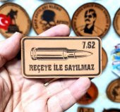 7,62 Reçete İle Satılmaz Deri PEÇ  -Arma - Leather Patch thumbnail 3