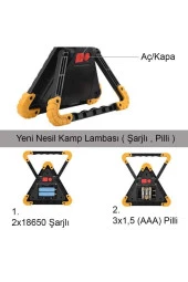 Watton Profesyonel Kamp - Araba Lambası Bigem Bm-610 thumbnail 2