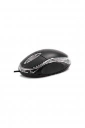 WOZLO Optik Usb Mouse Kırmızı Işıklı Mini Usb Maus thumbnail 2