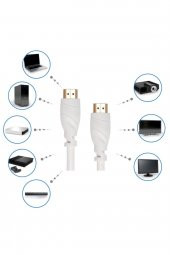 BASTORE 1.8m Metre Hdmi Kablo Ses Görüntü Full Hd 3d Lcd Pc Notebook thumbnail 3