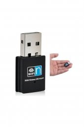 BASTORE Wireless Usb Wifi Adaptör Dongle Network Lan Aparatı 300mbps thumbnail 1