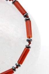 Akik Doğal Taş Makrome Örme Bileklik thumbnail 2