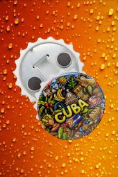 Küba Temalı Magnet Kapak Açacak No.2 thumbnail 5