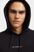 Loft 2034269 Siyah Kapüşonlu Erkek Sweat thumbnail 4