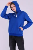 Mavi Basic Oversize Kadın Kapüşonlu Hoodie 3 iplik Sweatshirt thumbnail 6
