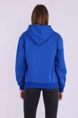 Mavi Basic Oversize Kadın Kapüşonlu Hoodie 3 iplik Sweatshirt thumbnail 4