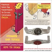6 Adet Akıllı Kapı Stoperi Tamponu Kapı Durdurucu Yapışkanlı thumbnail 2
