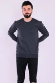 Antrasit Basic Erkek 2 iplik Sweatshirt thumbnail 7