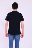 Siyah Basic Polo Yaka Erkek Tshirt thumbnail 7