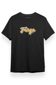 Fargo Rainbow Logo Siyah Kısa kol Erkek Tshirt thumbnail 1