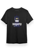 Boogiepop Phantom Chibi Siyah Kısa kol Erkek Tshirt thumbnail 1