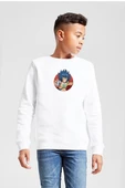 Beyblade Laban Vanot With Leopard Beyaz Çocuk 2ip Sweatshirt thumbnail 1