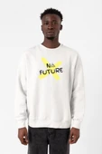 Dark No Future Beyaz Erkek 2ip Sweatshirt thumbnail 1