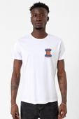 Dubious Handles Logo Beyaz Erkek Bisikletyaka Tshirt thumbnail 1