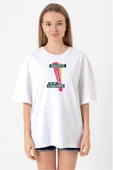 Fargo Ralph's Corner Diner Beyaz Kadın Oversize Tshirt thumbnail 1