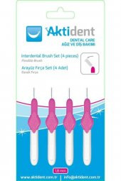 Arayüz 4lü Pembe Fırça Seti 0.40 mm thumbnail 1