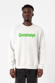 Goosebumps Lettern Beyaz Erkek 2ip Sweatshirt thumbnail 1