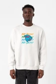 Mr Beast Lettern Beyaz Erkek 2ip Sweatshirt thumbnail 1