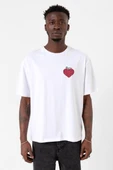 One Piece Anime Ope Ope Devil Fruit Beyaz Erkek Oversize Tshirt thumbnail 1