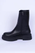 Pierre Cardin 52419 Siyah Cilt Kadın Bot thumbnail 3