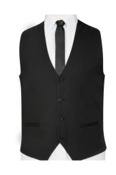 Slim Fit Tek Yelek Lacivert thumbnail 2