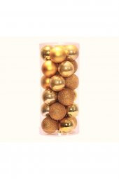 Gold Yılbaşı Topu 24lü 4 cm thumbnail 2