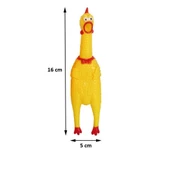 Öten Tavuk Köpek Oyuncağı Small 16 cm thumbnail 2