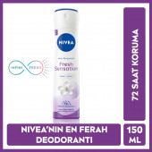 Nivea Kadın Deodorant Sprey Fresh Sensation 150 ml thumbnail 2