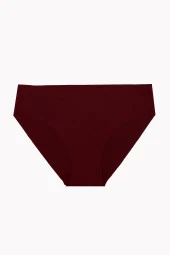 Ten Bordo Cappuccino 3lü Lazer Kesim Basic Külot thumbnail 5