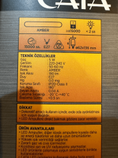 Cata CT-4059 5W (Amber Işık) E27 Duylu Led Alev Ampul thumbnail 2